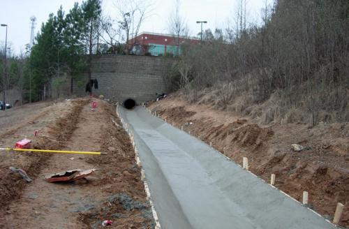 Stormwater Concrete Swale